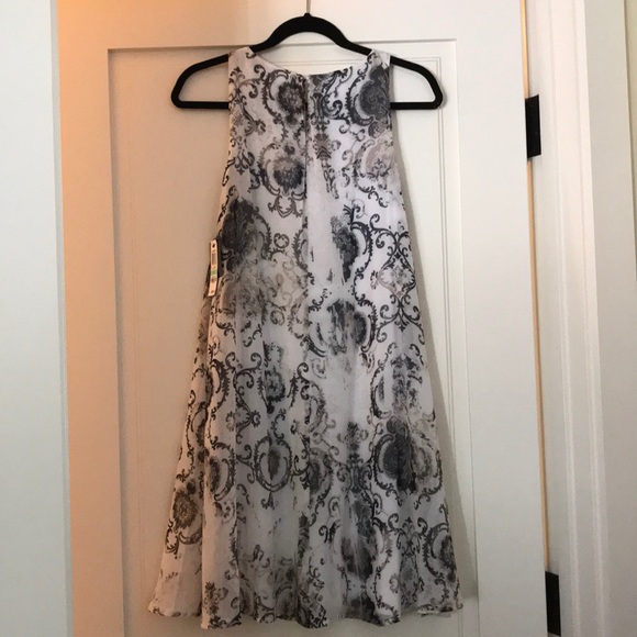 Alfani fully lined chiffon print dress. NWT - Picture 2 of 5